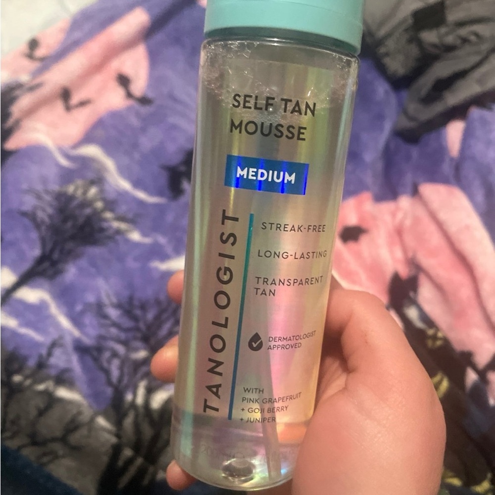 Ulta Beauty Tanologist Self Tan Mousse Medium - Teal Cap Iridescent Bottle